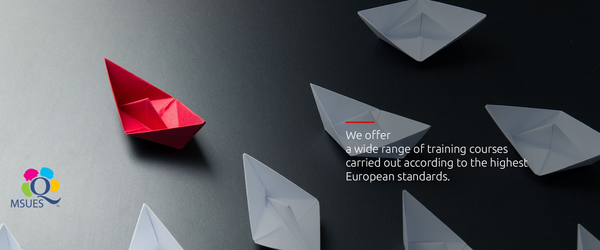 a wide range of training courses